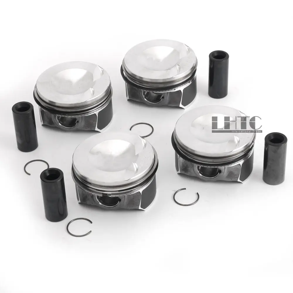 

4x Engine 23mm Pistons & Rings 82.5mm STD Set For VW GTI MKVII Passat Tiguan Audi A3 2.0TSI 2.0TFSI DOHC 16V EA888