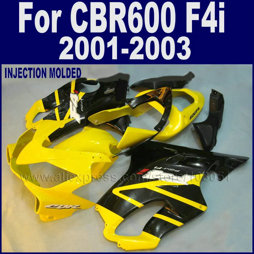 Комплект обтекателей для мотоциклов Honda 2001 2002 2003 CBR 600 F4i 01 02 03 cbr600f4i|fairing kit|custom