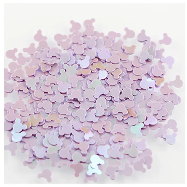 10g Mickey Sequins F 10 г мини-единорог с блестками наполнитель для слизи амулеты игрушки аксессуары Принадлежности Lizun добавки для ломтиков Декор игрушки подарки - Цвет: 10g Mickey Sequins F