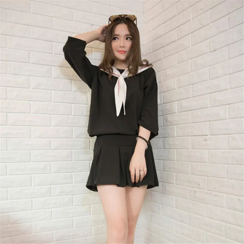 Студенты костюм Г Жа юбка в складку шолль японский школьная форма равномерное