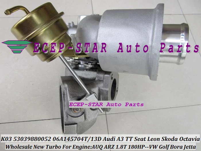 Фото K03 53039880052 06A145713F Turbo 53039700094 06A145713D Для Beetle Bora POLO Jetta AWV BKF AWP AUM AWU BNU APP ARY AJQ BBU 1.8T №1