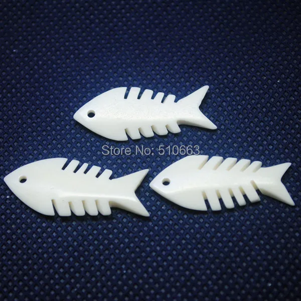 5 шт./лот натуральная белая полированная резьба кость бычьей кости бусина из