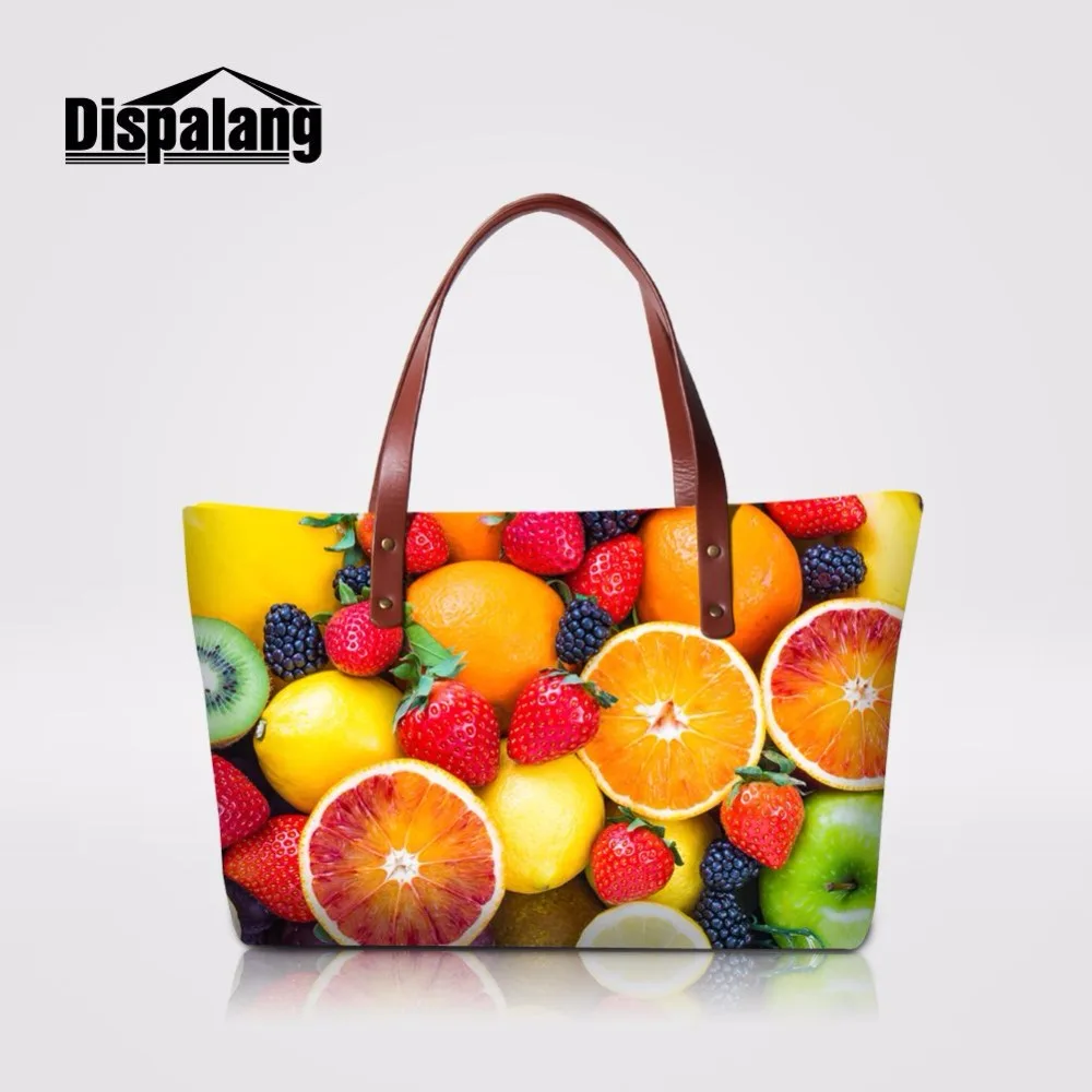 Женская сумка-Органайзер Dispalang Fresh Fruit Повседневная пляжная сумка-тоут для