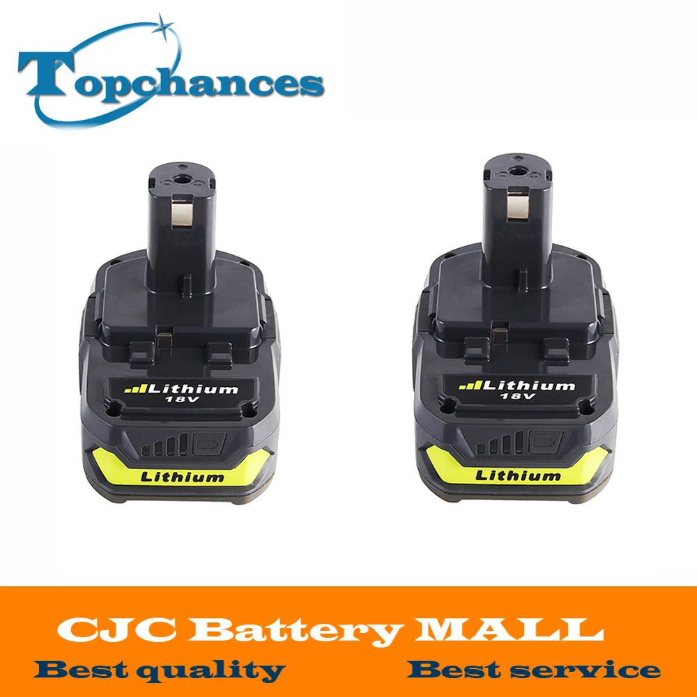 2x 18В 2500 мАч литий ионная аккумуляторная батарея для Ryobi RB18L25 One Plus