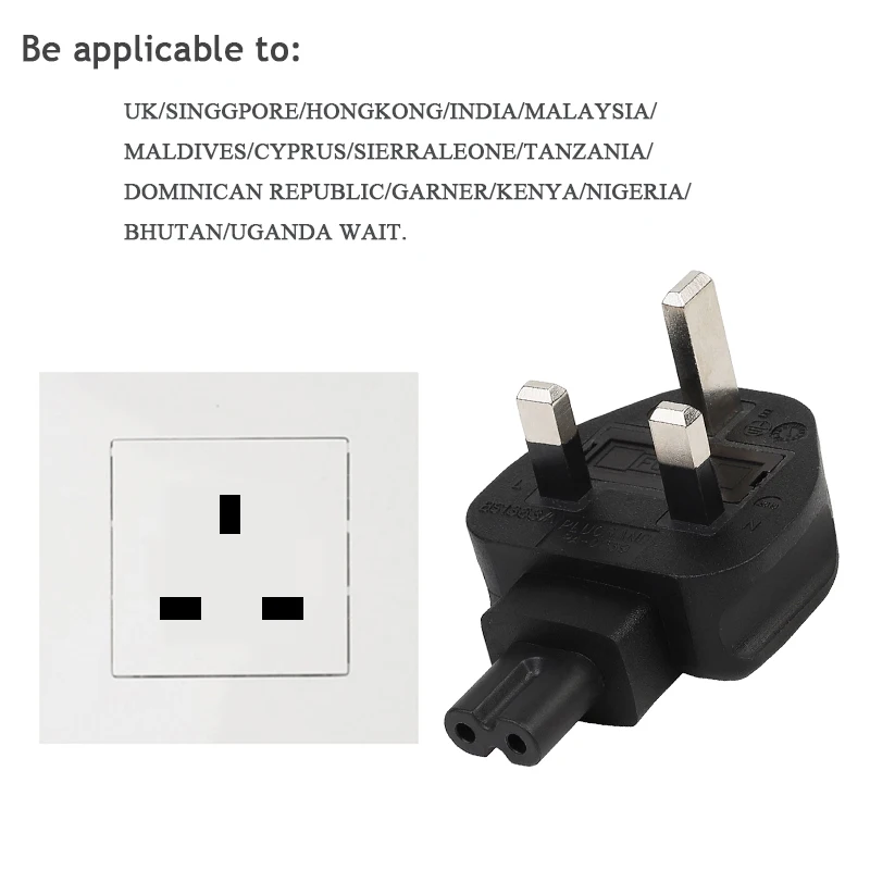 Предохранитель с 3-контактным штекером на гнездо IEC 320 C7 3 А | Электроника