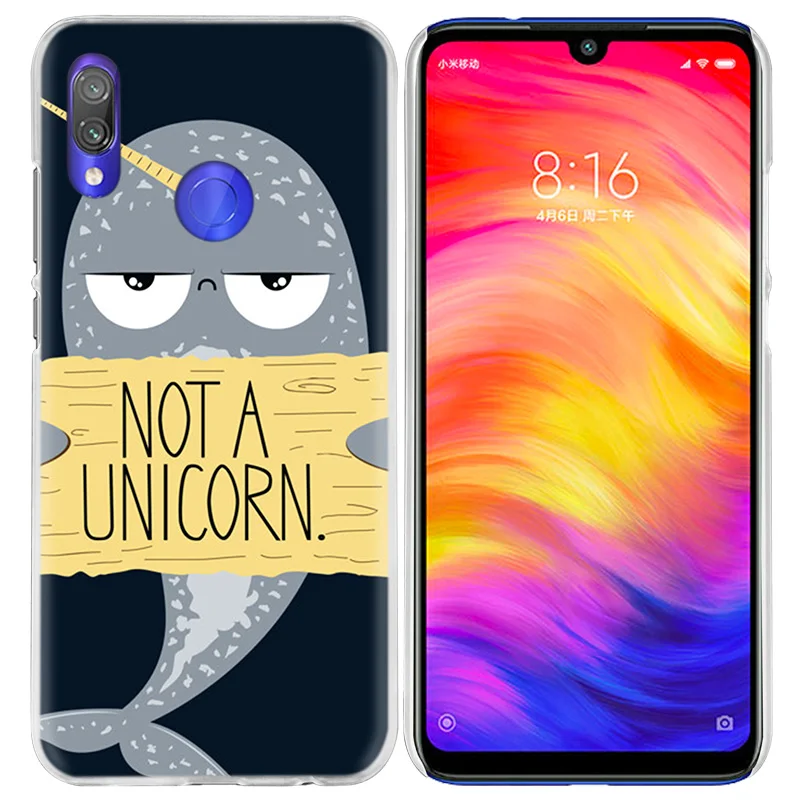 Чехол с забавным Китом для Xiao mi Red mi Go Note 7 6 6A Pro S2 5 5A 4X mi A1 A2 9 mi x 3 5G 8 lite Play F1 твердый PC Kawai чехол для телефона