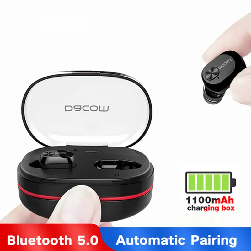 Dacom K6H Pro Bluetooth наушники 5,0 беспроводные наушники Беспроводная гарнитура бутоны TWS 3D стерео в ухо наушник для iPhone Android