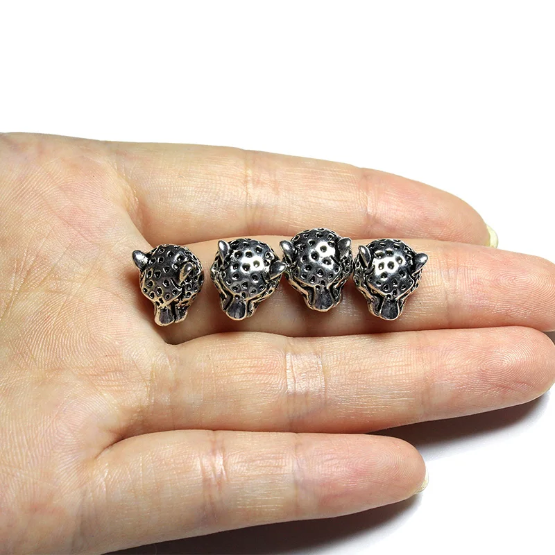 Бусины разделители в виде головы леопарда для браслета 10 шт./20 шт.|beads charms|charm diybeads