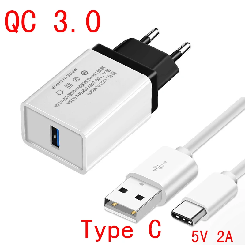 Зарядное устройство AMEEC QC 3 0 5 В USB быстрое зарядное для телефонов ЕС адаптер