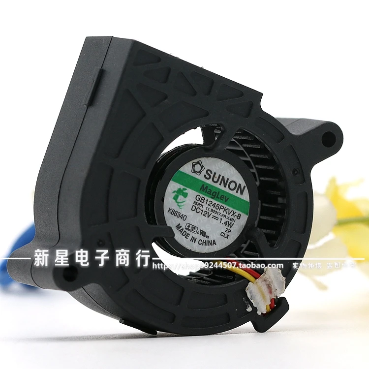 

SUNON GB1245PKVX-8 11.B3815.AR.X.GN DC 12 В 1,2 Вт 45x45x20 мм, вентилятор охлаждения сервера