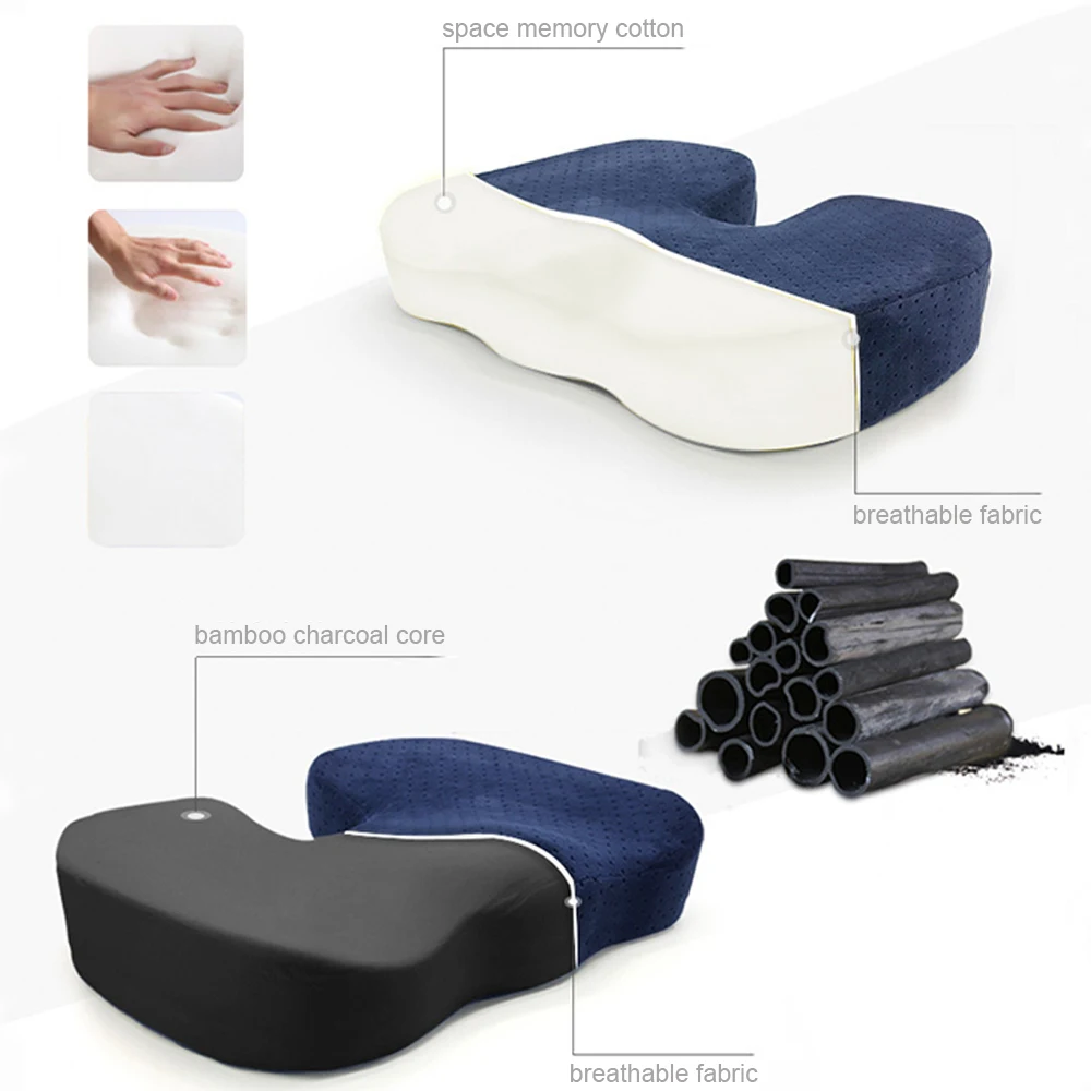 Здоровый бархат подушки пены памяти Офис сиденья геморроя лечения автомобильное