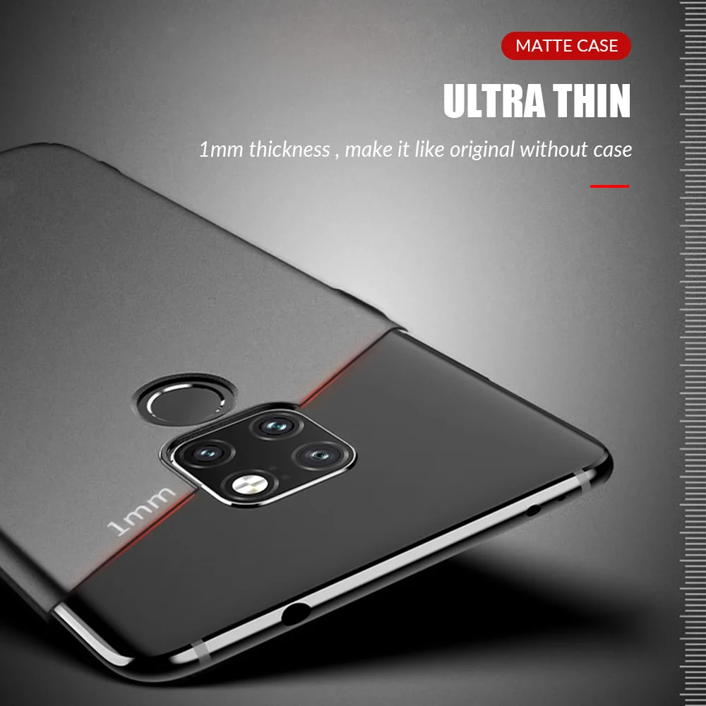 Чехол для телефона Huawei Mate 30 Pro 20 Lite тонкий матовый жесткий чехол из поликарбоната X