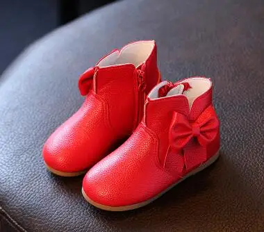 Surprise Wholesale New Children's Snow Boots Kids Plush Warm shoes Baby Red Pink Winter Enfatnts |