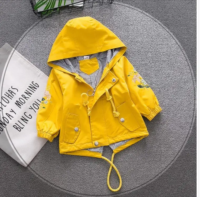 Модное цветочное пальто для девочек 2 |