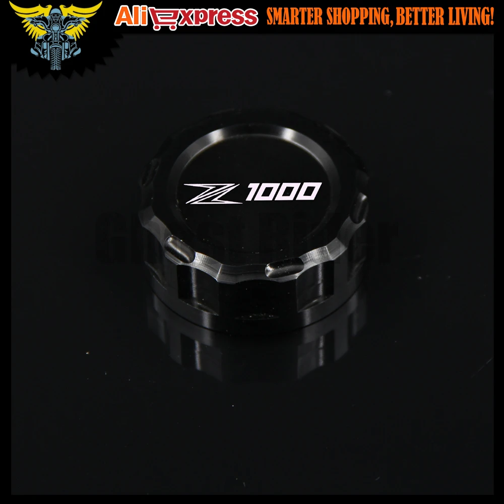 

Motorcycle CNC Aluminum Rear Brake Fluid Reservoir Cover Cap For Kawasaki Z1000 07 2008 2009 2010 2011 2012 2013 2014 2015 2016
