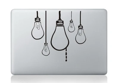 MB black-Part C(106) Мультяшные наклейки на ноутбук для Macbook Air 13 11 retina Pro 13 15,4 дюймов смешные наклейки черные ПВХ частичные наклейки на кожу - Цвет: MB black-Part C(106)