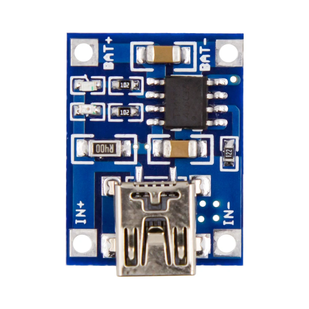 5 шт. 5 в tenstar Robot 1A Micro/Mini USB 18650 литиевая батарея зарядное устройство Модуль+ защита двойные функции TP4056