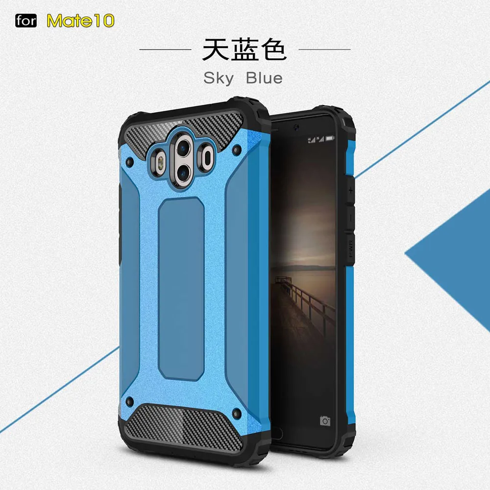 Чехол-Броня Coque 5.9For huawei Коврики 10 чехол для huawei Коврики 10 Коврики 10 двойной ALP-L09 ALP-L29 ALP-AL00 телефона чехол-лента на заднюю панель