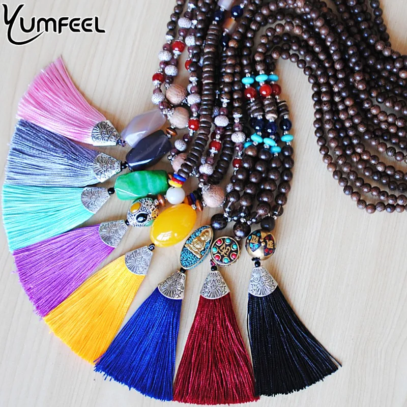 Yumfeel новые модные натуральные каменные подвески ожерелья ручной работы