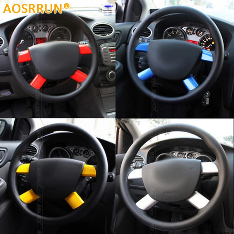 Блестки на руль из алюминиевого сплава для Ford Focus 2 2008 2009 2010 2011 автомобильные