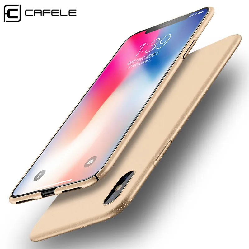 Cafele ТПУ мягкий чехол для iPhone X 5.8 дюймов 0.4 мм ультра тонкий Анти-отпечатков