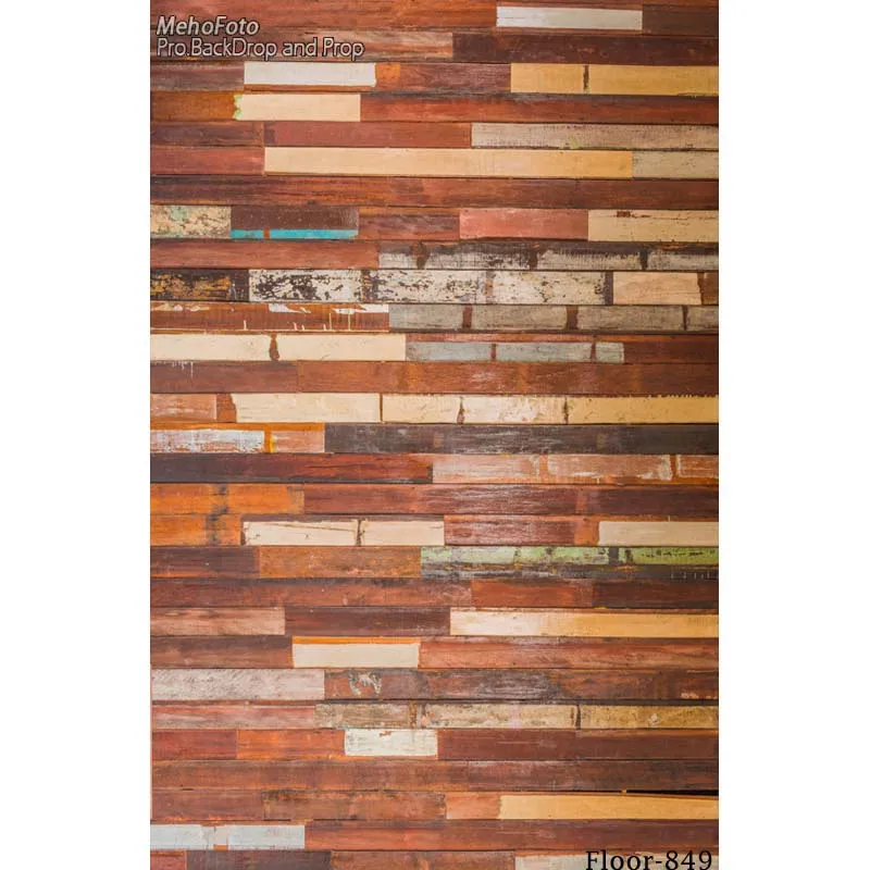 

Photography backdrops Wood grain adhesion wood brick wall backgrounds for photo studio Floor-849