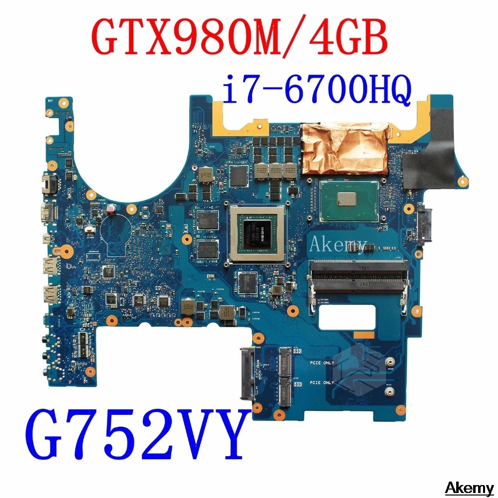 Материнская плата ROG для ноутбука For Asus G752VS G752VM G752VY G752VT G752VL G752V G752 тестирует - Фото №1