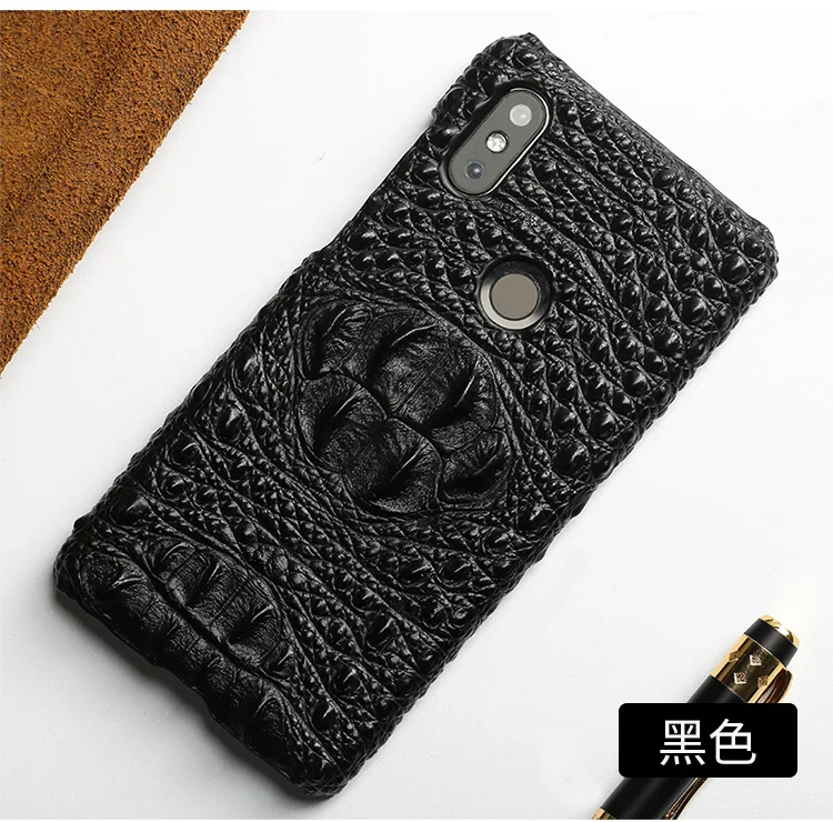 Оригинальные Теплые чехол для телефона для Xiaomi mi 9 mi 8 8lite F1 A2 A3 9t крокодила из натуральной кожи чехол для Red mi Y3 8 Note 7 Pro 5 плюс 4x 7A