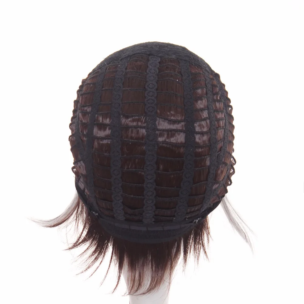 Ccutoo 30 см коричневый серебряный короткий прямой термостойкий косплей костюм