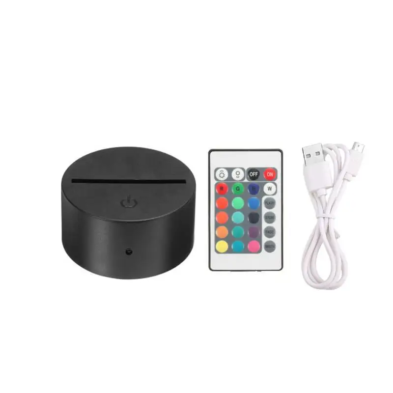 Светодиодная лампа USB кабель сенсорный выключатель современный черный пульт
