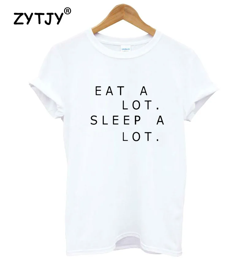 Новая женская футболка с надписью Last Clean Eat A Lot Sleep хлопковая Повседневная