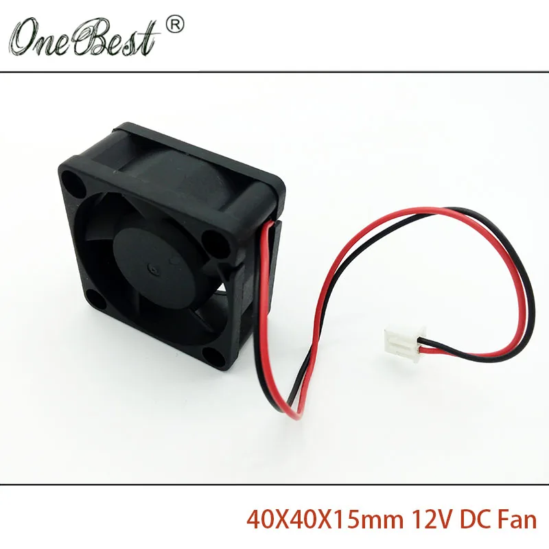 4015 бесщеточный вентилятор DC12V 0.12A 40X40X15mm маленький источник питания 4 см 40 мм
