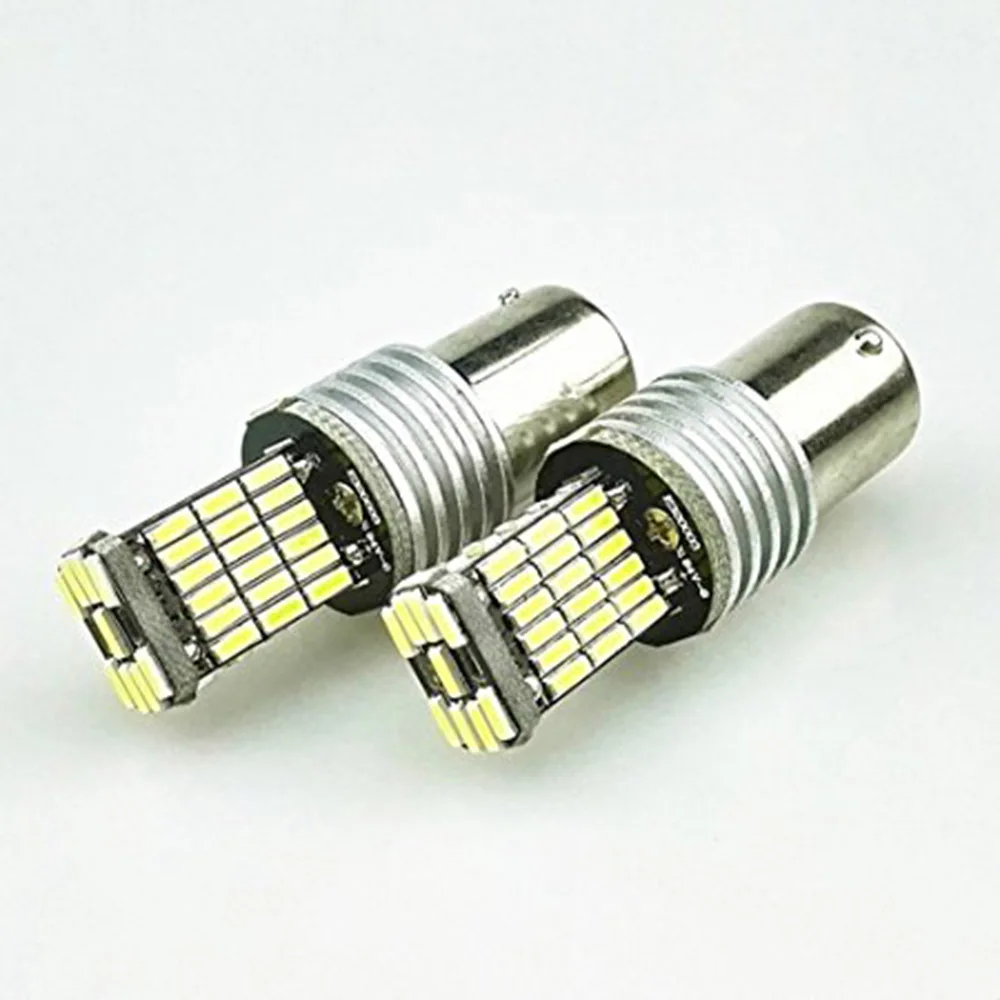 YSY 2 шт. 1156 BA15S 4014 45 SMD 45SMD canbus фонарь заднего хода DRL поворотный сигнал 1157 3156 3157 7440 7443