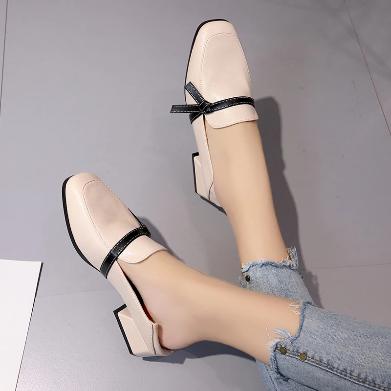 

New Women Shoes Woman Black Oxfords Fashion Casual Shoes for Women Flats Plus Size Bow Knot Comfortable Slip on Ladies Shoes