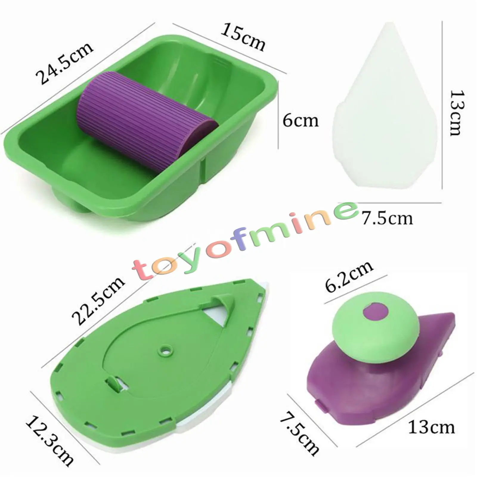 Easy Paint Колодки Точка Живопись Ролика Лоток Декоративная Краска