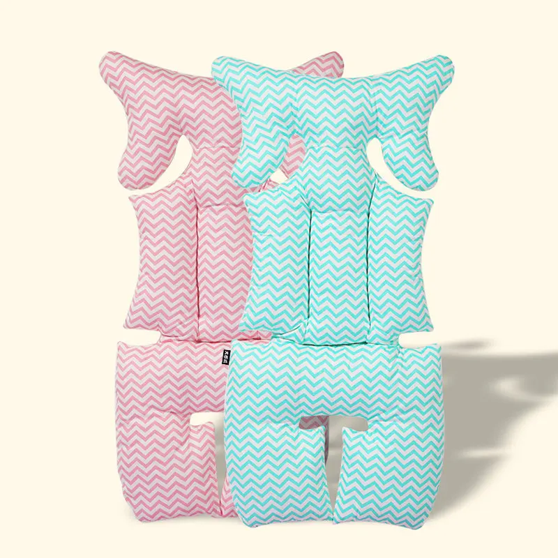 Подушка для детского стула и коляски коврик автомобильного сиденья синий