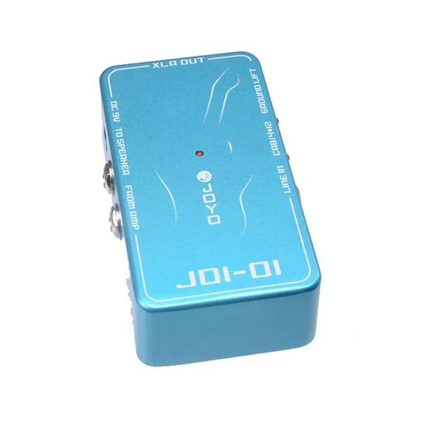JOYO JDI-01 DI Box гитарная педаль эффектов пассивная прямая коробка усилитель имитация электрогитары аксессуары с батареей 9 в