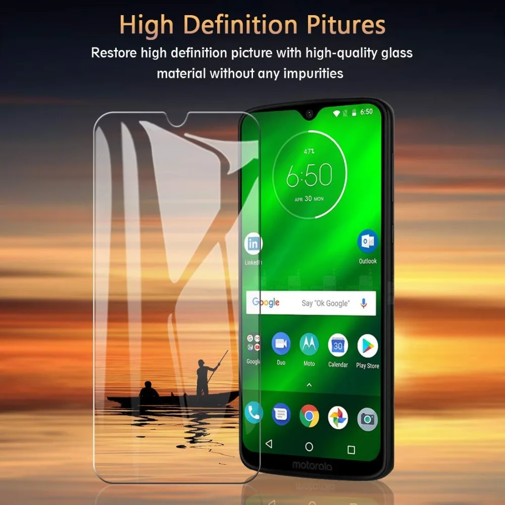 Для Motorola Moto G7 плюс Экран протектор Закаленное Стекло Защитная пленка для мотора