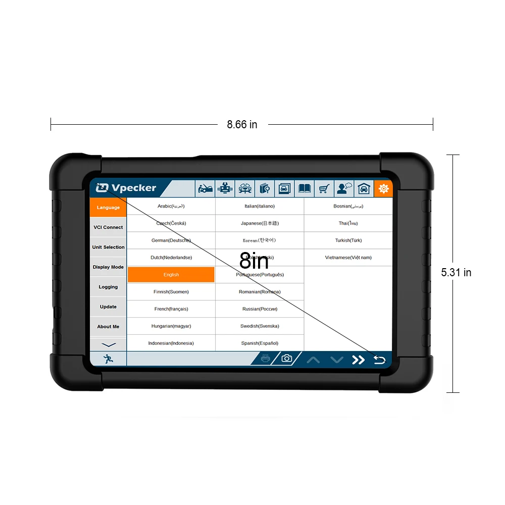 Vpecker E1 Профессиональный OBD2 WIFI Автомобильный сканер все системы двигателя АБС