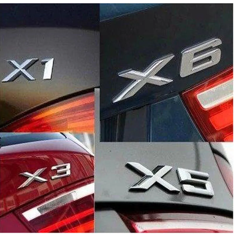 

ABS M performance car rear emblem sticker for BMW F12 F35 E71 X1 X3 X5 X6 GT Z4