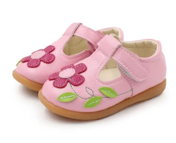 pink Для детей 1, 2, 3, 4, 5, 6, 7, 8 лет, белые, розовые, с цветами, для маленьких девочек, на плоской подошве, кожаная обувь для девочек, школьная обувь, новинка, 25 - Цвет: pink