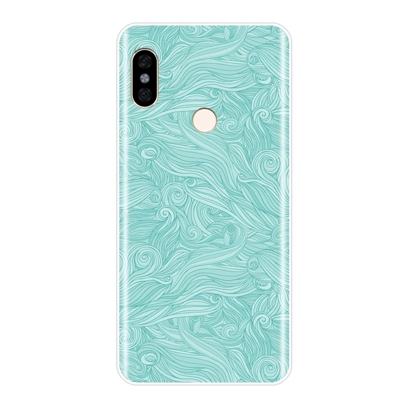 Чехол для телефона Xiaomi Redmi S2 4 4A 4X 5A 6 6A 5 Plus силиконовый волнистый чехол Pocophone F1 Note Pro