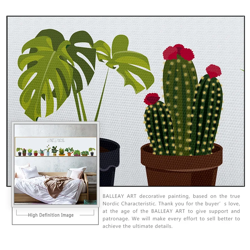 Длинный баннер плакаты и принты скандинавские настенные художественные картины