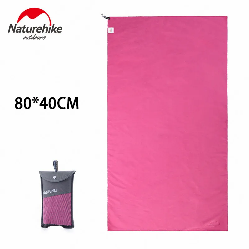 80cm-Rose Naturehike наружные инструменты для кемпинга полотенце для путешествий быстрое высыхание банное полотенце супер впитываемость портативное легкое Туристическое полотенце для кемпинга - Цвет: 80cm-Rose