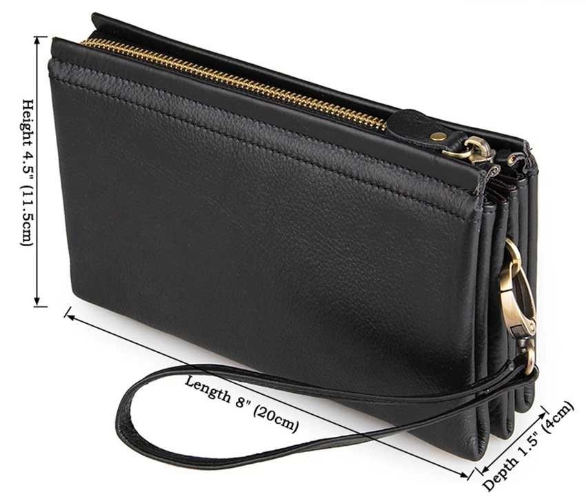 WERICHEST 2017 мужские кошельки из натуральной кожи новый мужской кошелек на молнии