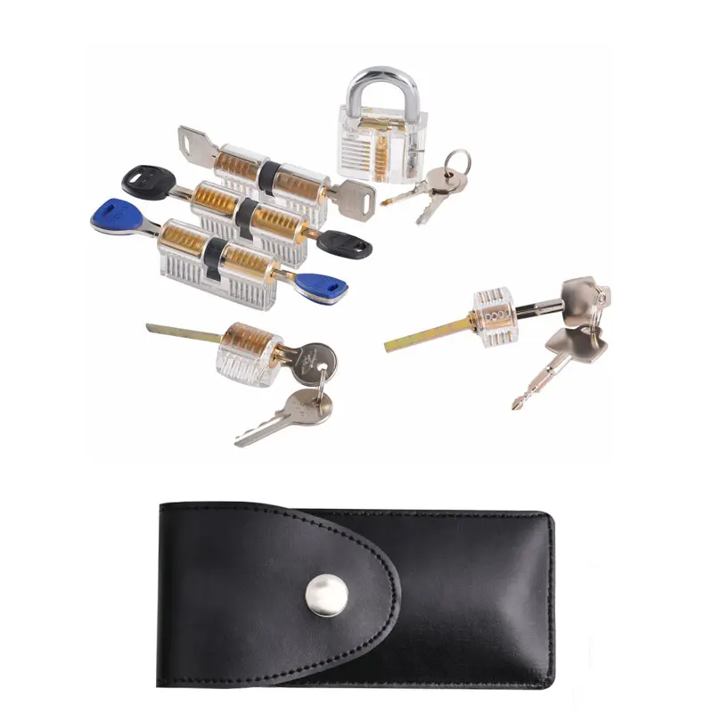 

6PCS new perspective locksmith practice lock locksmith training tools Locksmith Supplies