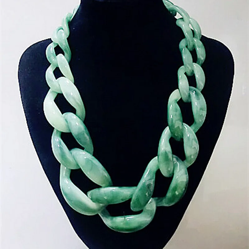 Женская цепочка чокер Boho массивное ожерелье с длинной цепочкой подвески и