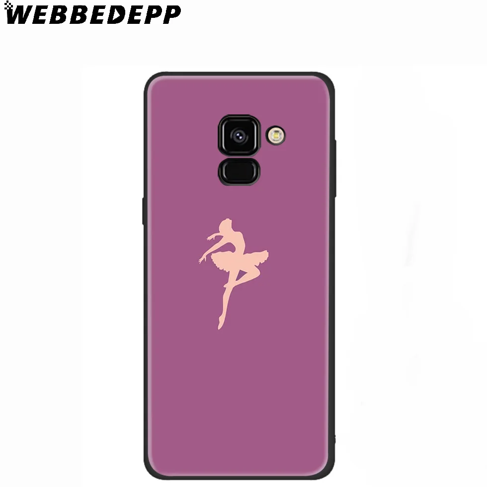 WEBBEDEPP балерины танец балет силиконовый чехол для Samsung Galaxy A3 A5 A6 A7 A8 A9 A10 A20 A30 A40 A50 A70