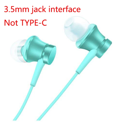 3.5MM Xiao mi Piston наушники type-C версия mi 3,5 мм свежее издание наушники гарнитура с mi c для Xiaomi mi 6/8 huawei наушники вкладыши - Цвет: 3.5MM