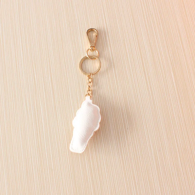 Кожаный металлический брелок-кольцо для ключей держатель автомобильной сумки